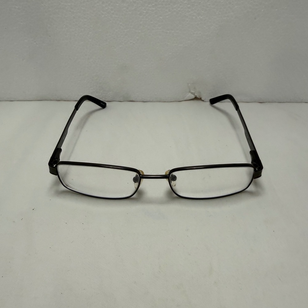 Enhance Eyeglasses Unisex‎ Matt Gunmetal Rectangular Metal *Frames ONLY*